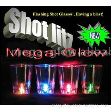 LED party shot glass with different led light